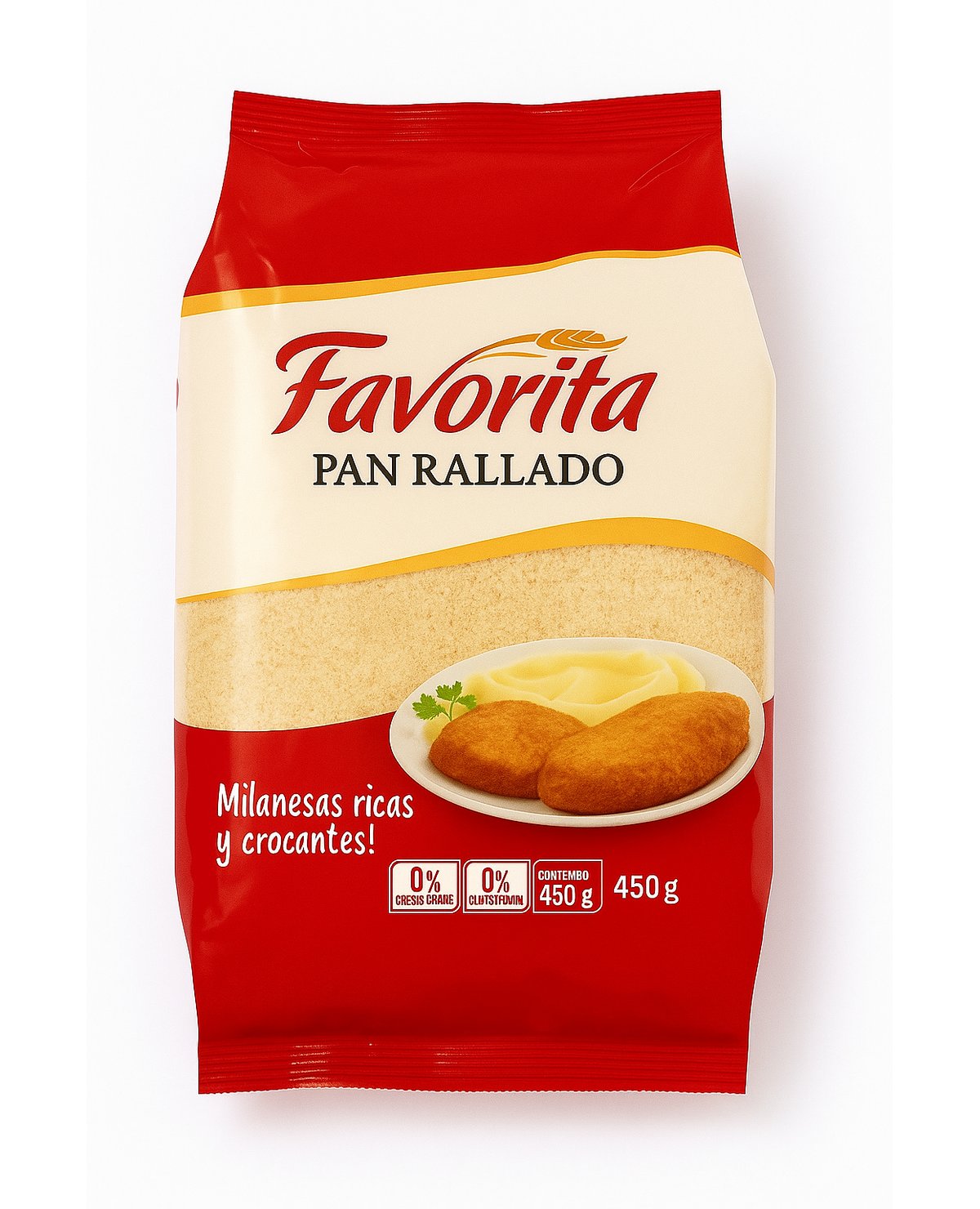 Pan Rallado Favorita x 450 Gr